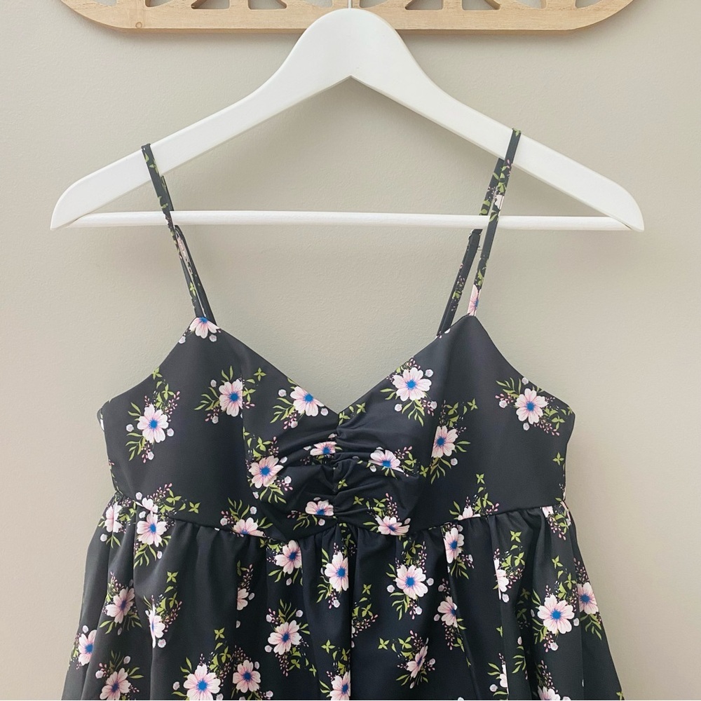 Free People Bubble Mini Dress Black Sz Small - Picture 4 of 12